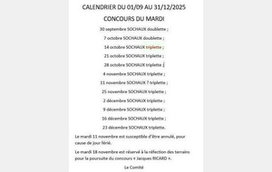 Concours du Mardi