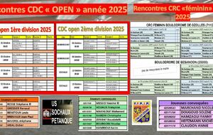 CDC Open &amp; CRC Féminin